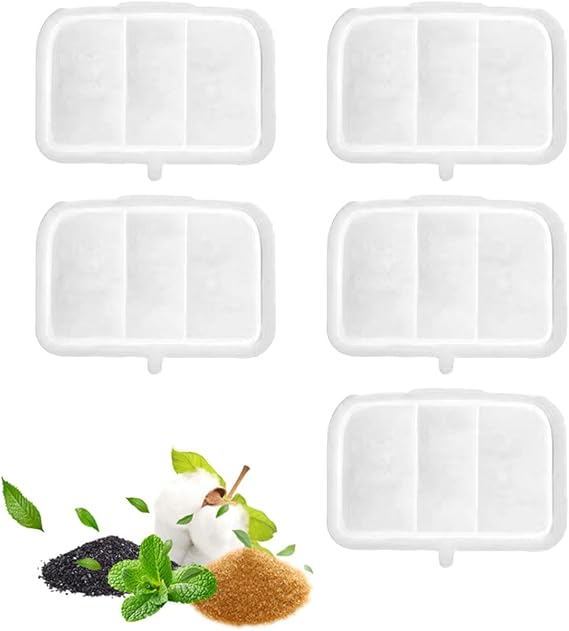 Cat Fountain Filter 5 Pack for Petkit EVERSWEET MAX 105 fl oz / 3L Cordless Pet Fountain