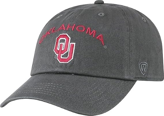 Collegiate Charcoal Team Arch Adjustable Hats