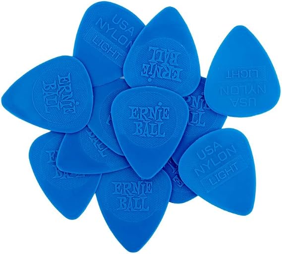 Ernie Ball Nylon Guitar Picks, Thin, 12-pack (P09135)