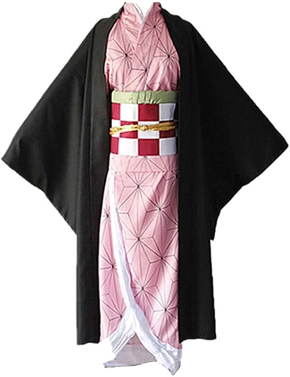 Anime Demon Cosplay Costumes Nezuko Kamado Cosplay Costume Women Cosplay Kimono Halloween Party