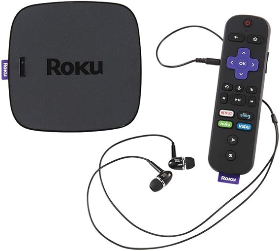 Roku 4661RW Ultra Streaming Player, 2018 with JBL Headphones