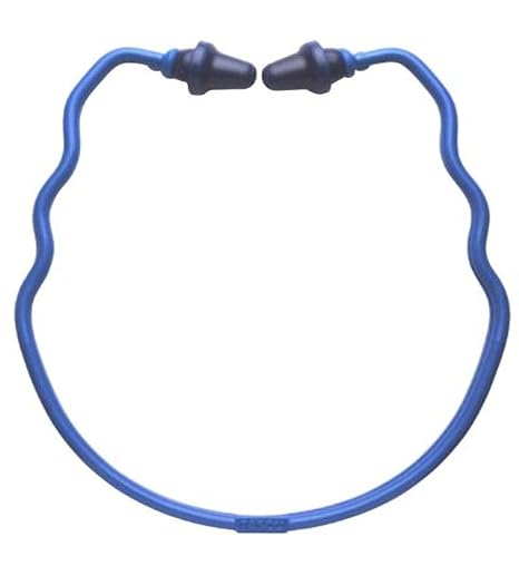 Tasco 2300 Contra-Band M-Tek Metal Traceable Inner Aural Band, NRR=22, Blue