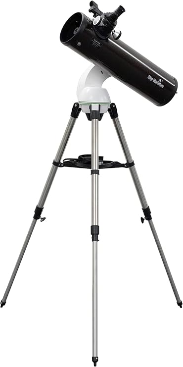 Sky-Watcher SW1080040037N Astronomical Telescope, New P130 AZ-Go2, Automatic Injection Type, Alitudinal Platform
