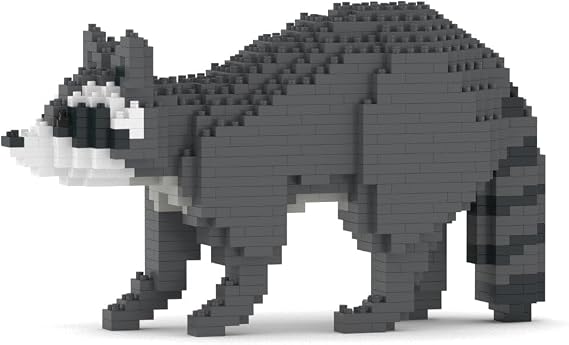 JEKCA Raccoon 01S | Animal Plastic Building Blocks | Age 14+