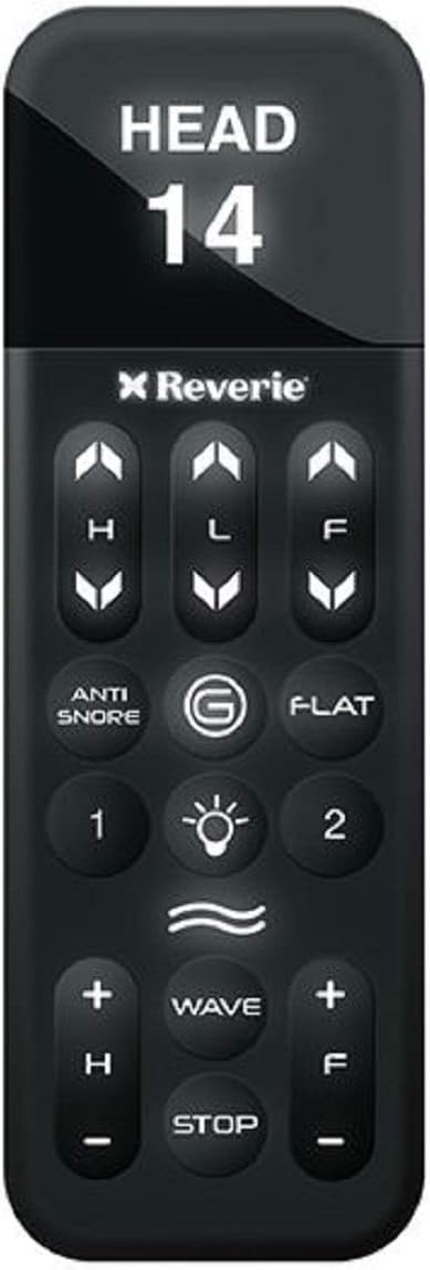 Reverie 9T Replacement Remote RC-WM-110 for Adjustable Bed
