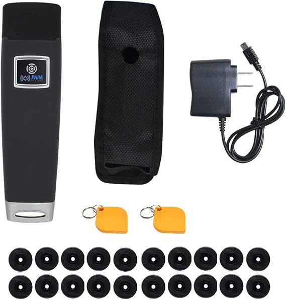 JWM RFID Guard Tour System with LCD Screen, Security Patrol Reader with Free Standalone Software for Hotel, Hospital, Warehouse and Logistics Security
