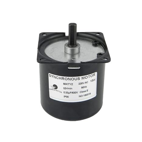 CHANCS Motor sincrono dell'ingranaggio del magnete permanent di 60KTYZ 220V 8-10RPM CW/CCW 23Kgf.cm mini motor elettrico del cambio