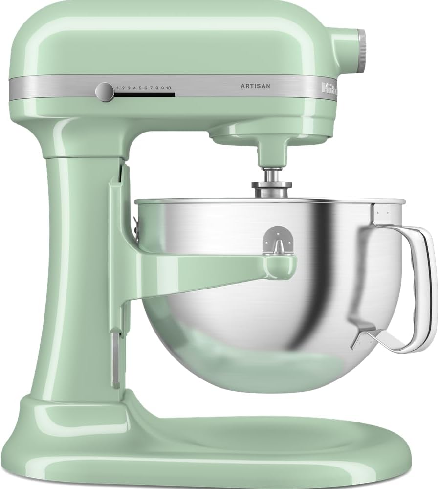 KitchenAid Artisan Stand Mixer with Removable Bowl, Pistachio, 5.6 L