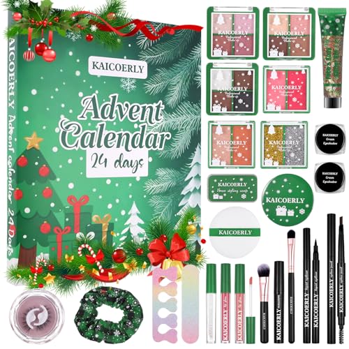 Makeup Advent Calendar 2025 for Women Teen Girls,24 Days Christmas Makeup Set with Surprises Individually Boxed ,2025 Xmas Countdown Calendar Makeup Kits for Christmas Party Festival