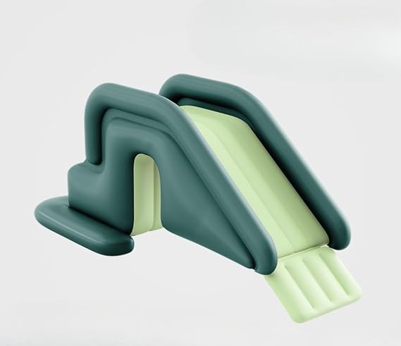 Slide, Large Pool, Vinyl Pool, Pool Slide, For Home Use, For Children, Air Pump, Swimming Pool Supplies, Includes Air Pump, Foldable, Family Pool, Summer, Veranda, Safe, Abrasion Resistant, High
