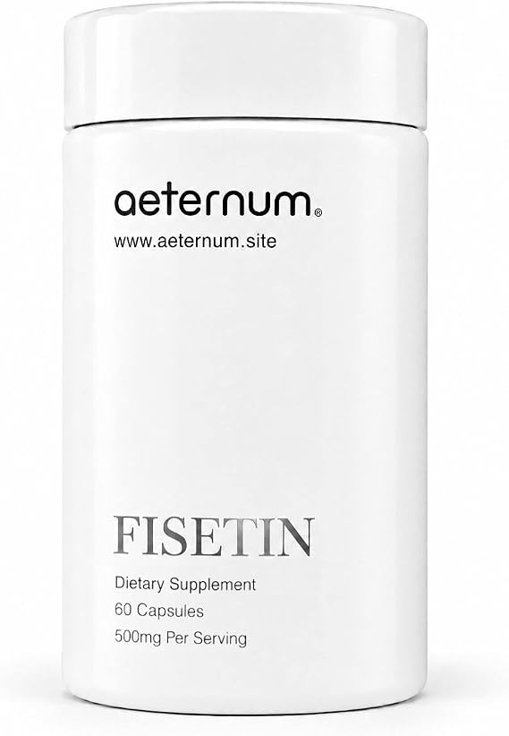 aeternum Fisetin 60 Capsules | 500mg Per Capsule | Premium Supplement