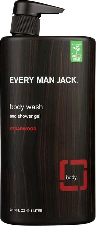 Every Man Jack Body Wash, Cedarwood 33.8-ounce
