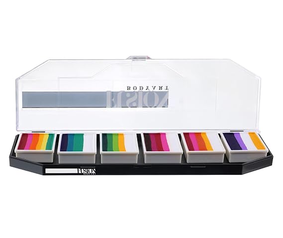Fusion Body Art | Face Painting Palette - Leanne's Rainbow Flower