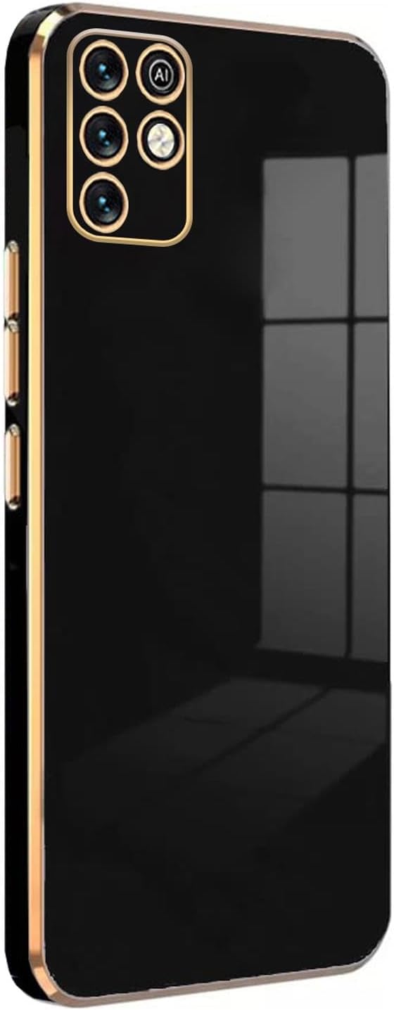 Microsonic Infinix Note 10 için Kılıf Olive Plated Siyah [Note 10 ile Uyumlu Kılıf - Siyah]