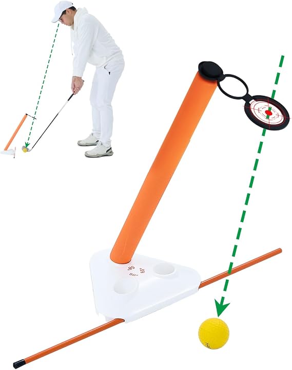 Visual Lock Golf Training Aid Instant Head Stability & Swing Plane Trainer Master Swing Path, Fix Swaying, and Correct Slices for Driver & Irons