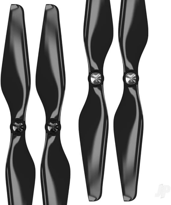 Master Airscrew Upgrade Propellers for DJI Phantom 1-3 with Built-in Nut - Black 4 pcs