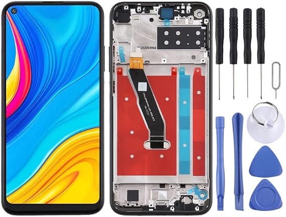 Daguys OEM LCD Screen for Huawei Y7p (2020) Digitizer Full Assembly with Frame(Black)