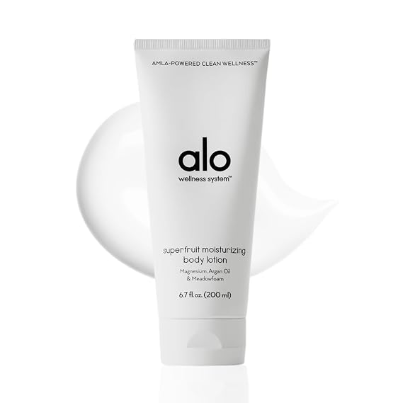 Alo Superfruit Magnesium Body Lotion, Citrus, 6.7 oz | Shea Butter, Coconut & Argan Oil, Muscle Recovery & Stress Relief, Smoothing Fast-Absorbing Hydration