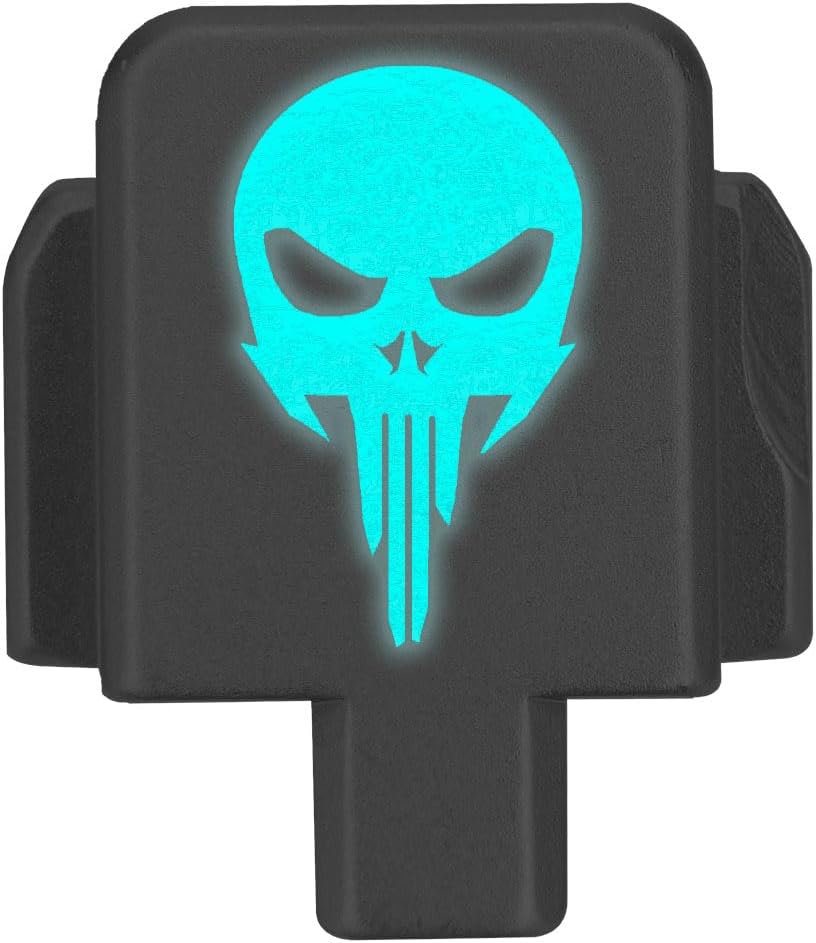 NDZ Performance Slide Cover Back Plate for Sig P320 Series 9mm .40 .357 .45 ACP, Laser Deep Engraved Glow in The Dark, Made in The USA - Choose Glow Color & Image
