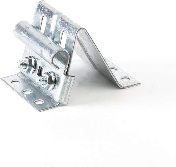 Garage Door Bracket Replacement, Adjustable Residential Garage Door Roller Bracket Made in USA, Galvanized Steel for Top Inside Corners, Fits 2" or 3" Roller, 3-1/2" x 2-1/2"