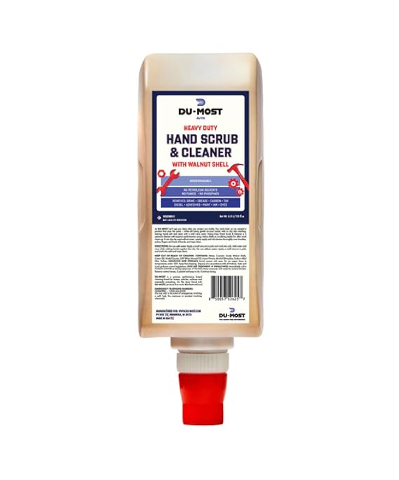 DU-MOST Heavy-Duty Walnut Hand Scrub & Hand Cleaner, 120 oz