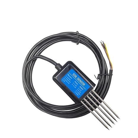 RS485 Output Soil Temperature Humidity Moisture Conductivity EC PH Sensor