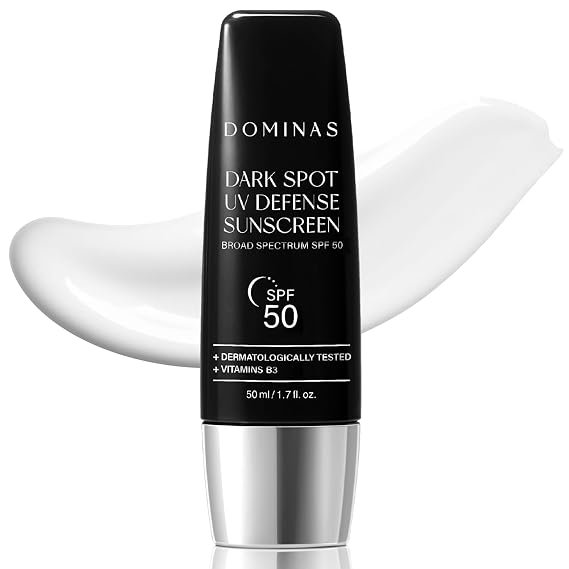 DOMINAS Dark Spot UV Defense Sunscreen SPF 50, No White Cast, 1.7 fl.oz