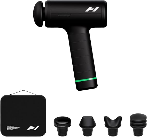 Hyperice Hypervolt 3 Pro Percussion Massage Gun Heated Head Carry Case