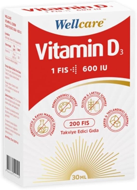 Wellcare Vitamin D3 Spray 600 IU 30 ml