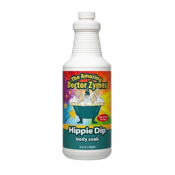 Hippie Dip Body Soak, Natural Herbal Bath Soak for Itchy Skin, Irritation & Redness Calming Wellness Soak for Comfort, Relaxation & Skin Recovery Support