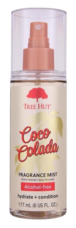 Tree Hut Coco Colada Hair & Body Mist, Alcohol-Free Body Spray, 6 Fl Oz