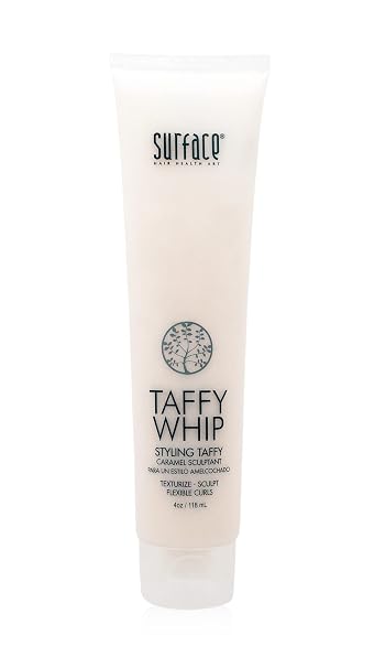 Surface Hair - Taffy Whip Styling Caramel Sculptant - Texturizing Waves and Curls with Natural Fibers