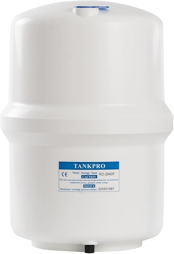 Tankpro 4.0 Gallon RO Water Storage Tank for Reverse Osmosis Systems -NSF Certificated