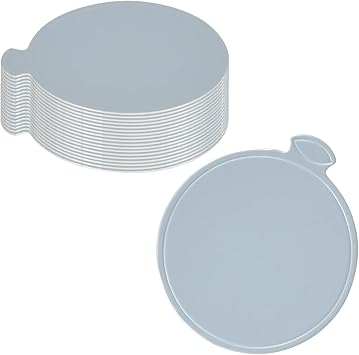 100 Pack Mini Cake Boards, 3.15 Inch Round Cardboard for Mouse Cupcake Base, Dessert (Silver, 100 Pack)