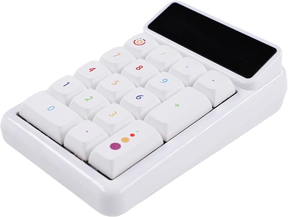 KM17 Mechanical Numeric Keypad 17Keys Numpad Keyboard Calculator Efficient Data Entry, Hot Swappable for Computers
