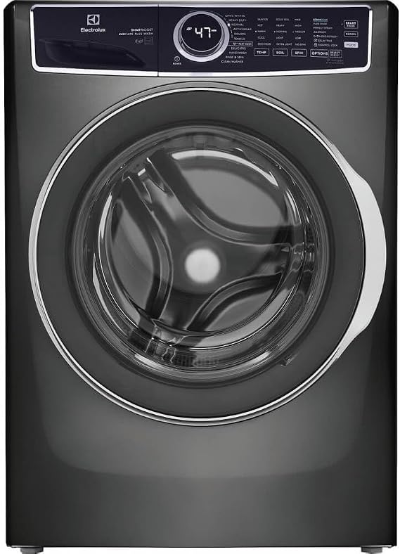 Electrolux 4.5 cu. ft. Stackable Front Load Washer in Titanium with SmartBoost, Optic Whites, and Pure Rinse