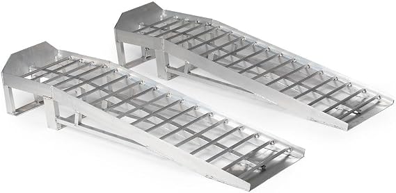 Low Profile Car Service Ramps for Oil Change, 1,500 GAWR, 12.5" Lift, Pair