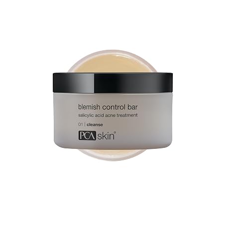 PCA SKIN Blemish Control Cleanser Bar - Face & Body Wash with Glycerin & 2% Salicylic Acid Treatment for Oily, Combination & Acne Prone Skin (3.2 oz)