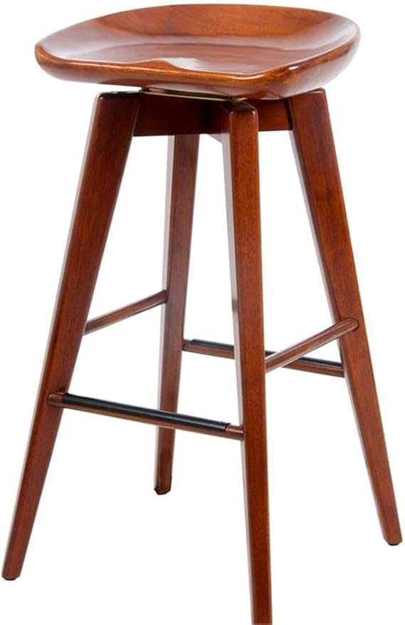 Boraam Bali Backless Swivel Bar Stool - Walnut