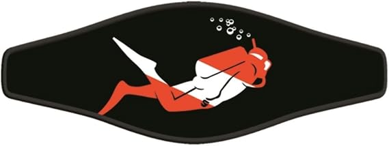Innovative Scuba Concepts Scuba Diving Mask Strap Wrapper Scuba Diver Flag