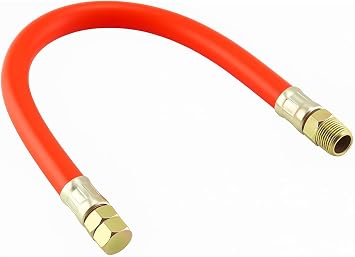 Oil Changing Drain Port Hose 3/8" NPT (National Pipe Thread) Replaces STAN1438 1723165SM 116-4924 For Kohler Series Engines Replace Oil Drain Aid Tool Red -High-Temperature 300F