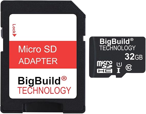 32GB 80MB/s microSDHC Memory Card For VTECH Kidizoom Duo 5.0, Polaroid OneStep 2 Camera