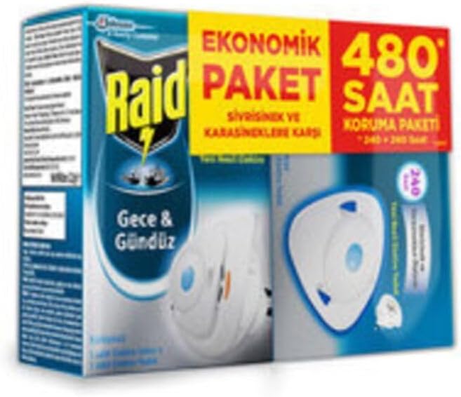 Raid Gece Gündüz Makina + Yedek 2'Li Promosyon Paket