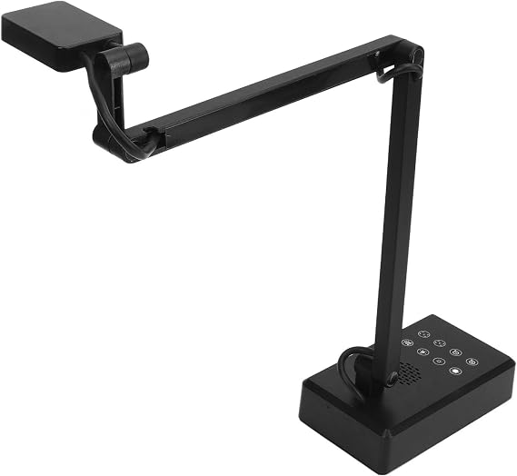 Document Camera Scanner, 4K 16MP 3840x3104 Portable Overhead Scanner, Adjustable Angle USB Document Camera, Document Webcam for OS X for Windows for OBS for Android