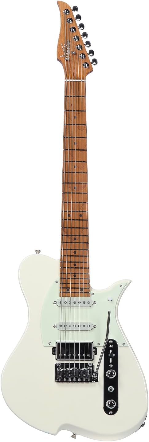 Vola Vasti 7 RV PDM J1 V1 Electric Guitar Vintage White Gloss - Fried Maple Fingerboard