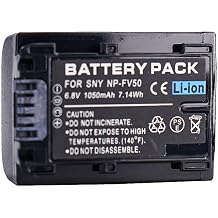 FOR NP-FV50 Replacement Battery 1050mAh Battery Pack for FV70 FV100 FH40 FH60 70 FH100 FV30 Replacement Battery A47Z047