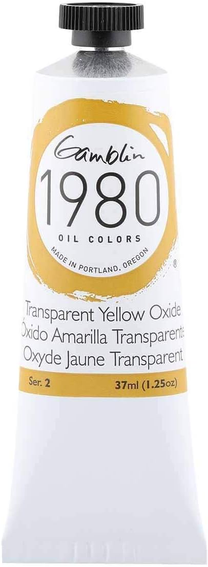 Gamblin 1980 Oil Trans Yellow Oxide 37Ml