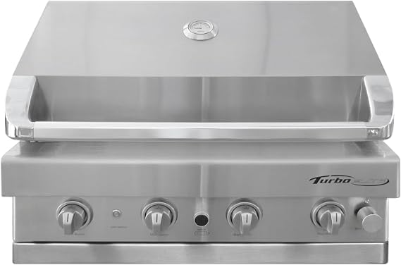 Turbo Elite 32-inch 4-Burner Built-In BBQ Gas Grill - Propane