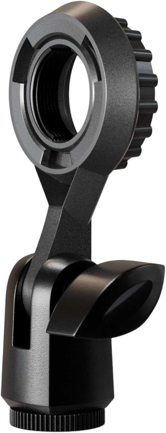 Portable Microphone Shock Mount with Adjustable Clip & Shockproof Bracket for Studio Adjustable Height Mic Stand