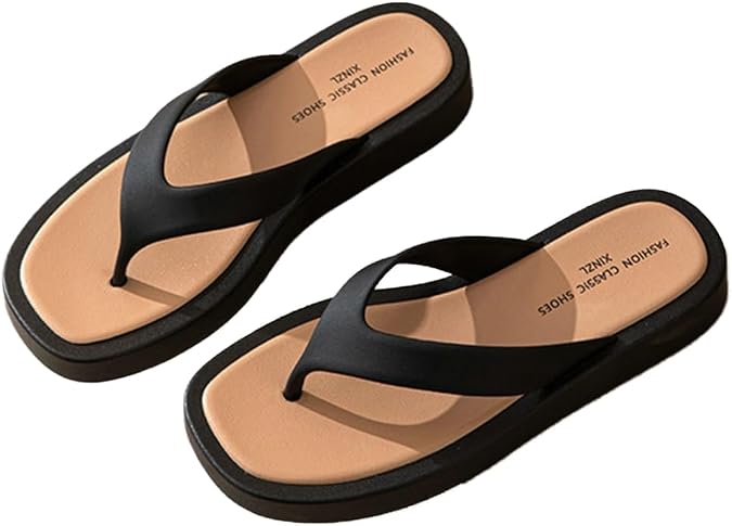 Summer Flip Flops Cloud Slippers Slides for Women Cute Beach Flip Flops House Slipper Sandals Non-Slip Flip Flops Slippers